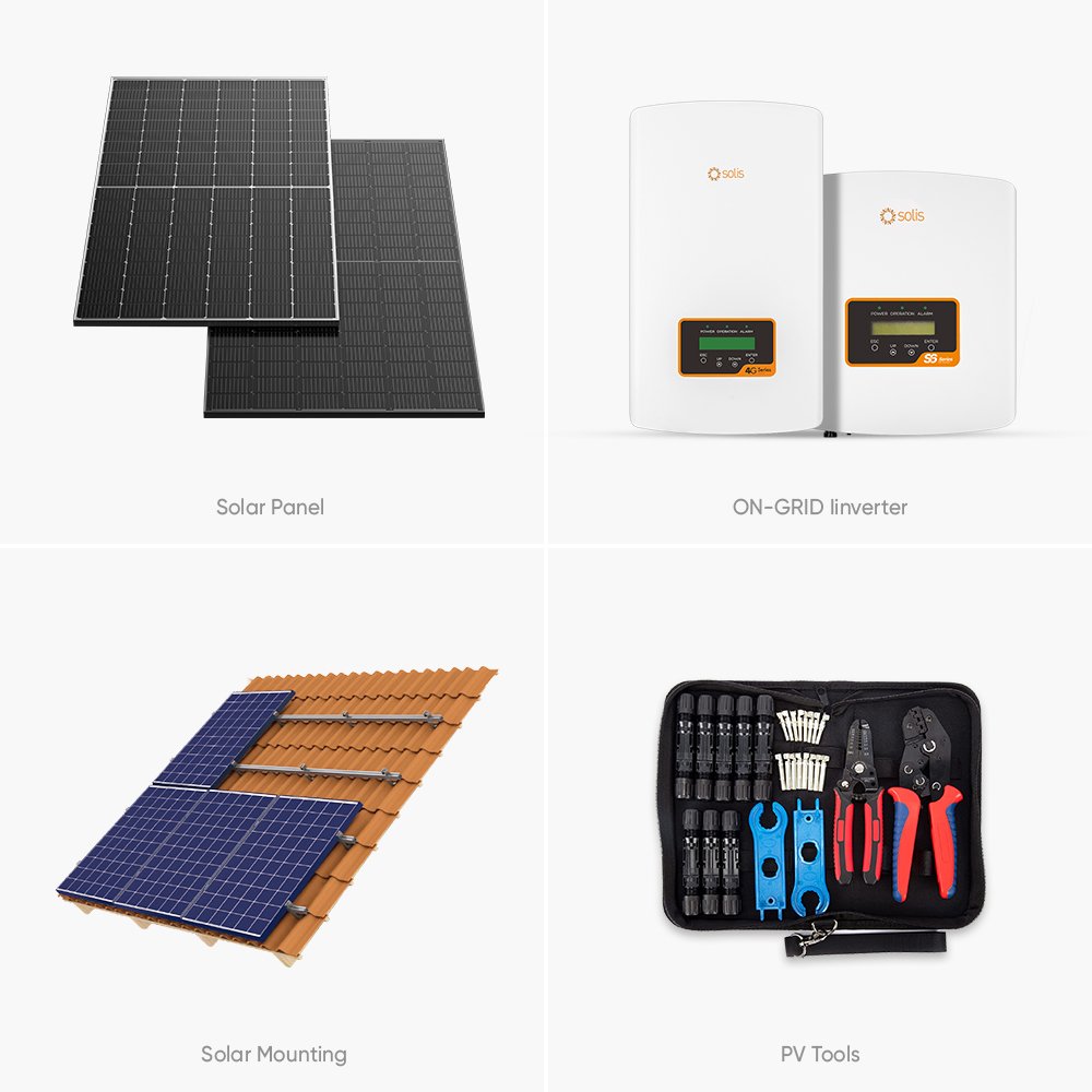 Wholesale Price Full All In One Solar Power System 5Kw 10Kw 20Kw Off On Grid Solar Energy System Complete Kit