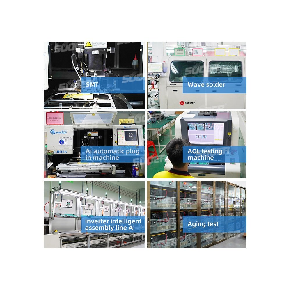 New design 6.2kw mppt on off grid solar inverter 6200W 230V 48V dc ac hybrid solar inverter
