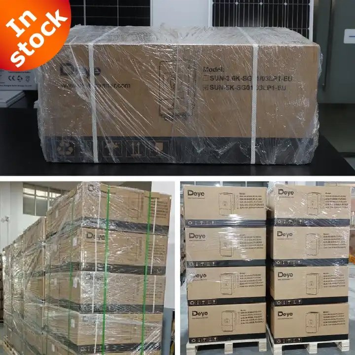 Deye Hybrid Solar Inverter 3KW 3.6KW 5KW 6KW SUN-3K-SG04LP1-24-EU SUN-3K-SG04LP1-EU 24V 48V Single Phase For Home Solar System