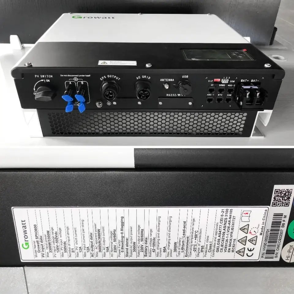 Growatt SPH 10000TL3-BH Low Frequency Hybrid Inverter 10KW Mpp Solar Inverter 5000W 48V