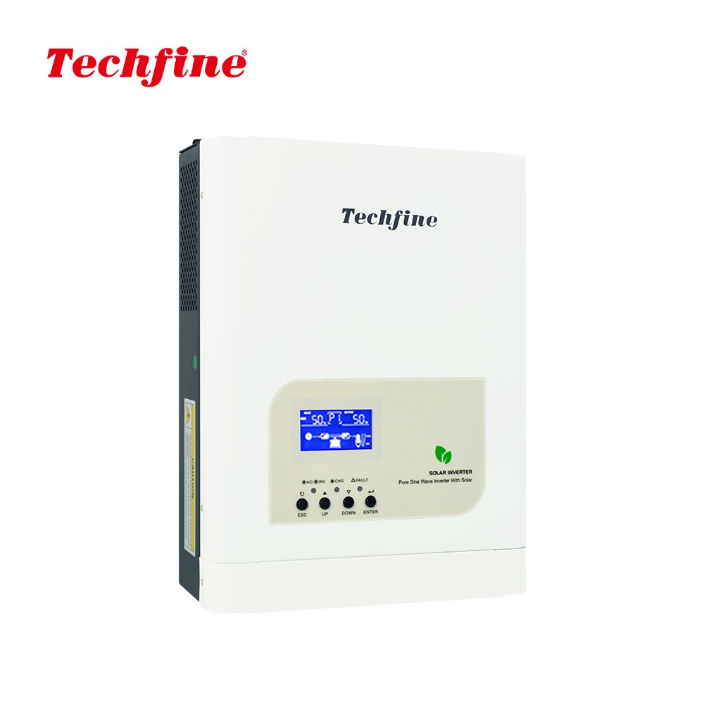 Techfine solar inverter factory price dc to ac 1KW 2KW 3KW 4KW 5KW 24V/48V 240VDC inverter for solar system
