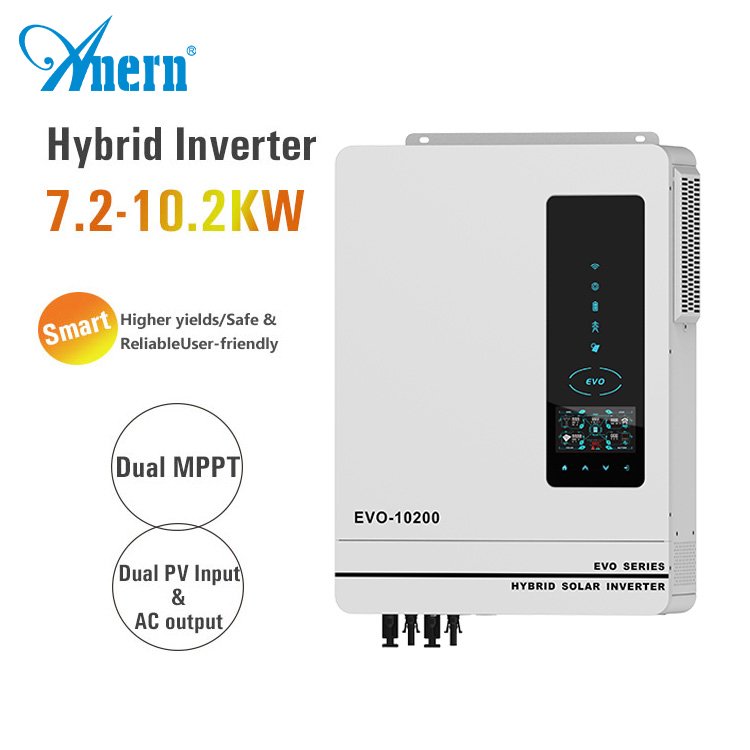 Anern off-grid 4.2kw 6.2kw 7.2kw 8.2kw 10.2kw inverter dc ac power micro hybrid solar inverter