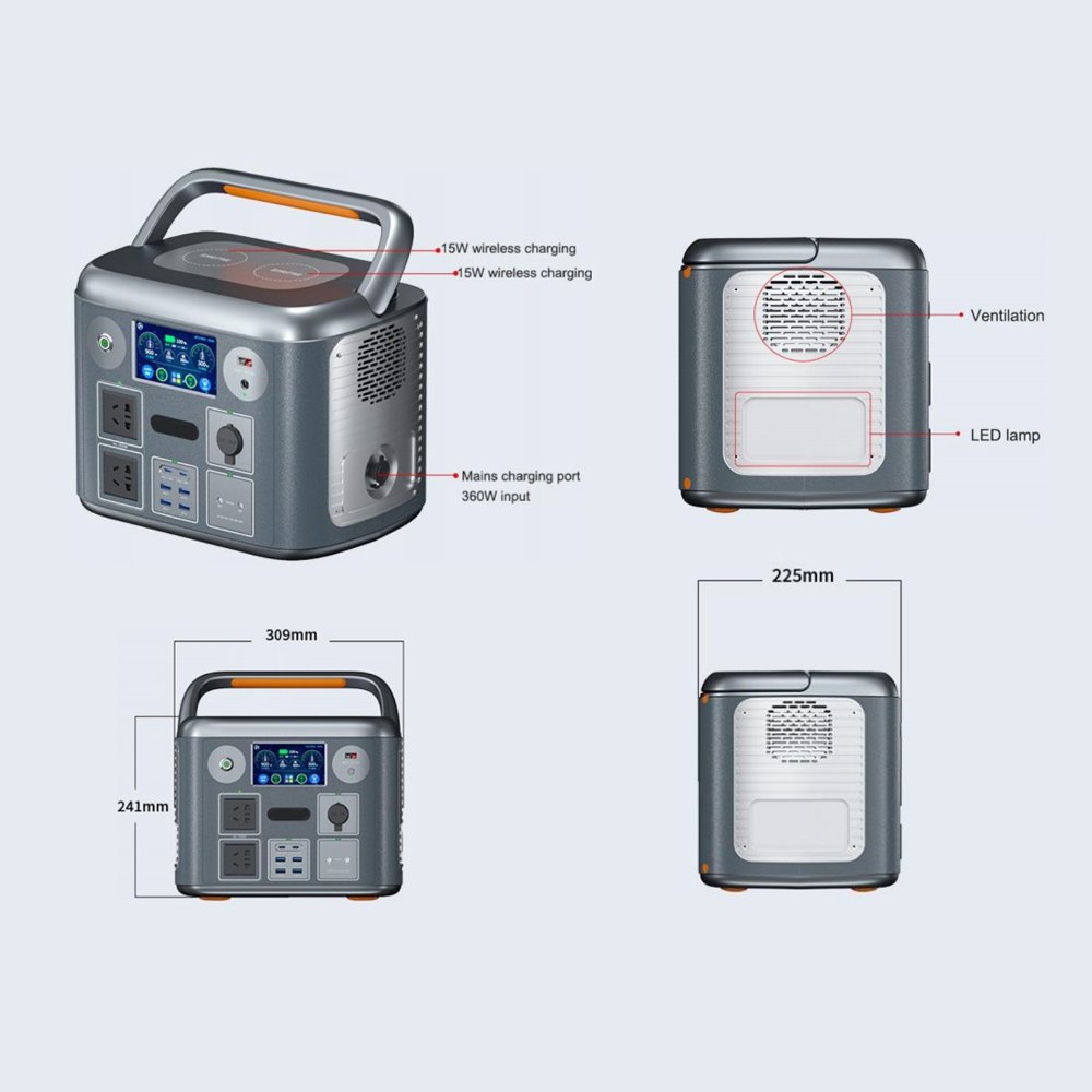 Power Station Lifepo4 5000w Outdoor Camping Power Bank 200w 1500w Solar Generator 3kw 4kw 5kw Portable Power Stations