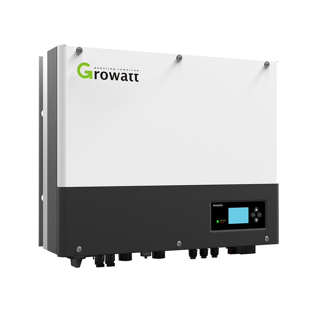 Growatt hybrid solar inverter with mppt charge controller 3kw 5KW 6KW 8KW 10KW three phase Growatt Hybrid Inverter