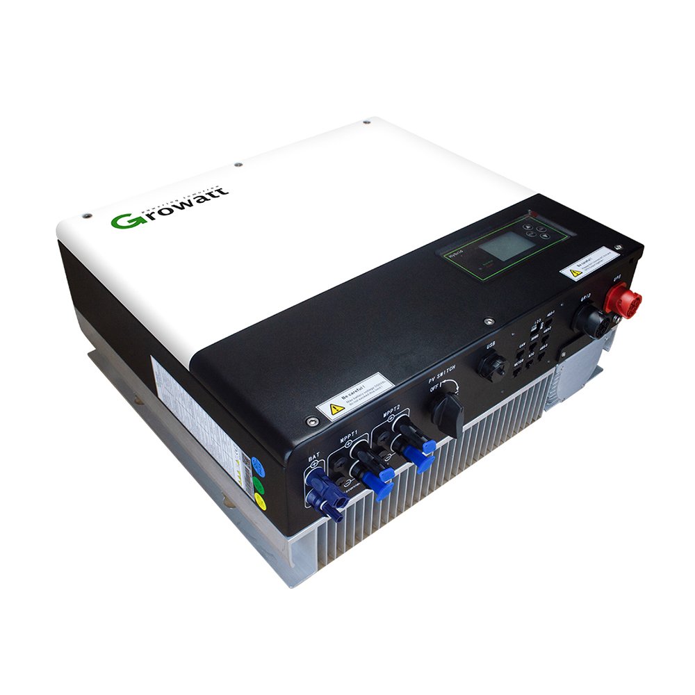 Growatt hybrid solar inverter with mppt charge controller 3kw 5KW 6KW 8KW 10KW three phase Growatt Hybrid Inverter