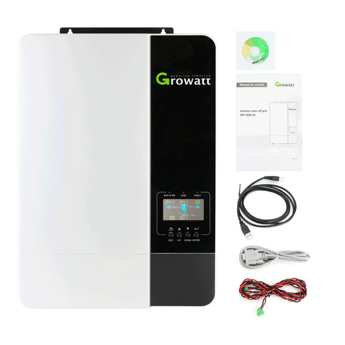 Growatt SPF5000ES SPF6000ES Plus Solar Inverter Three Phase Solar Power Inverter 5KW MPPT