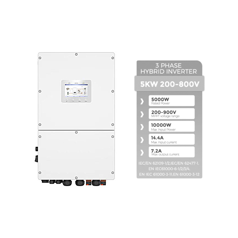 Household three-phase frequency converter 5KW Hybrid Tri-phase Solar Inverter