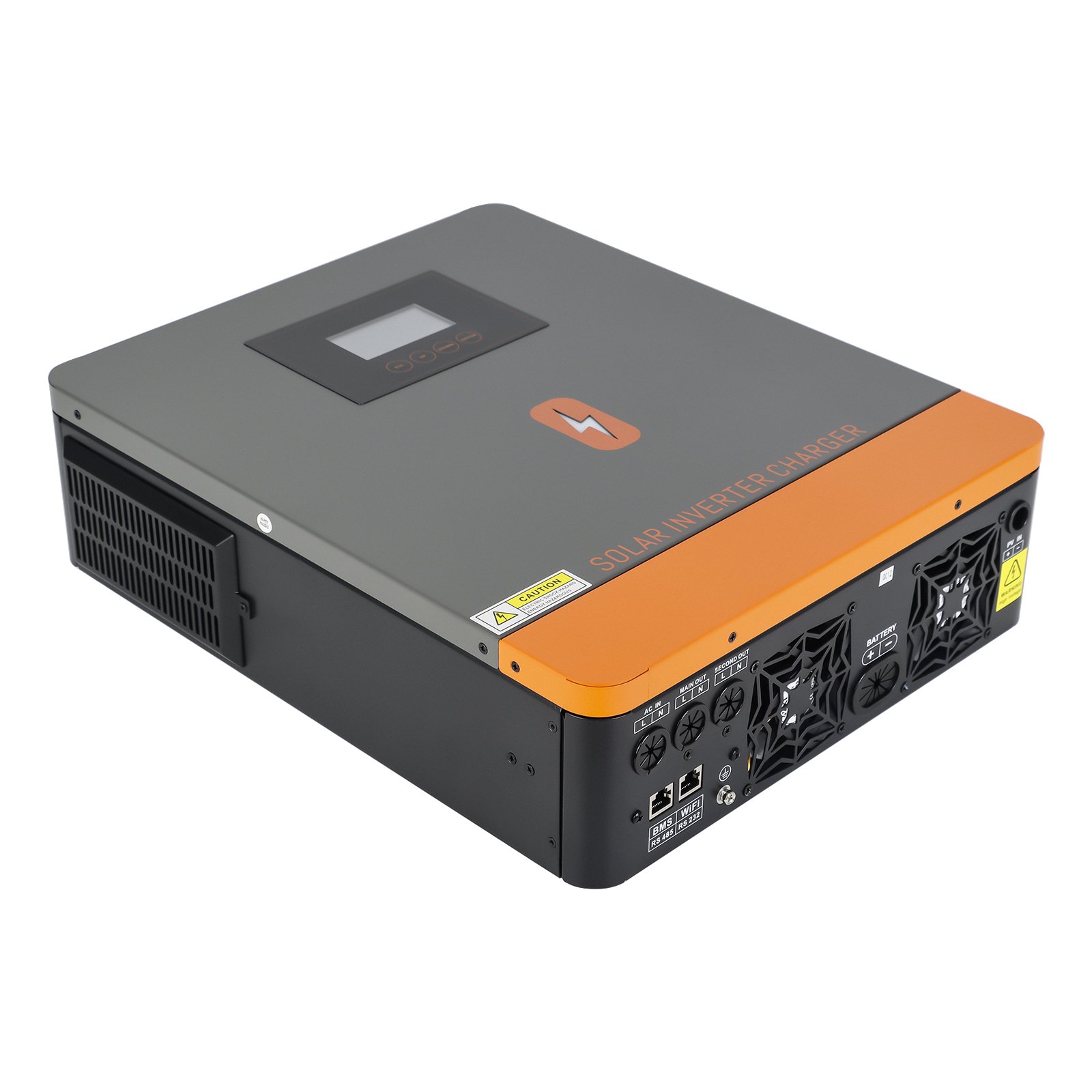 PowMr On/off grid 4200W 24V Hybrid Solar Inverter 500V Wide Voltage MPPT Pure Sine Wave Hybrid Solar Inverter