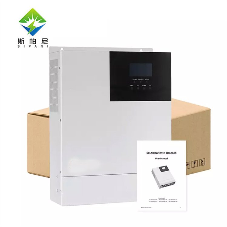 Solar Inverter 5kw Home UPS Inverter Power Single Phase Pure Sine Wave Hybrid On Off Grid Inverter For Solar Power System