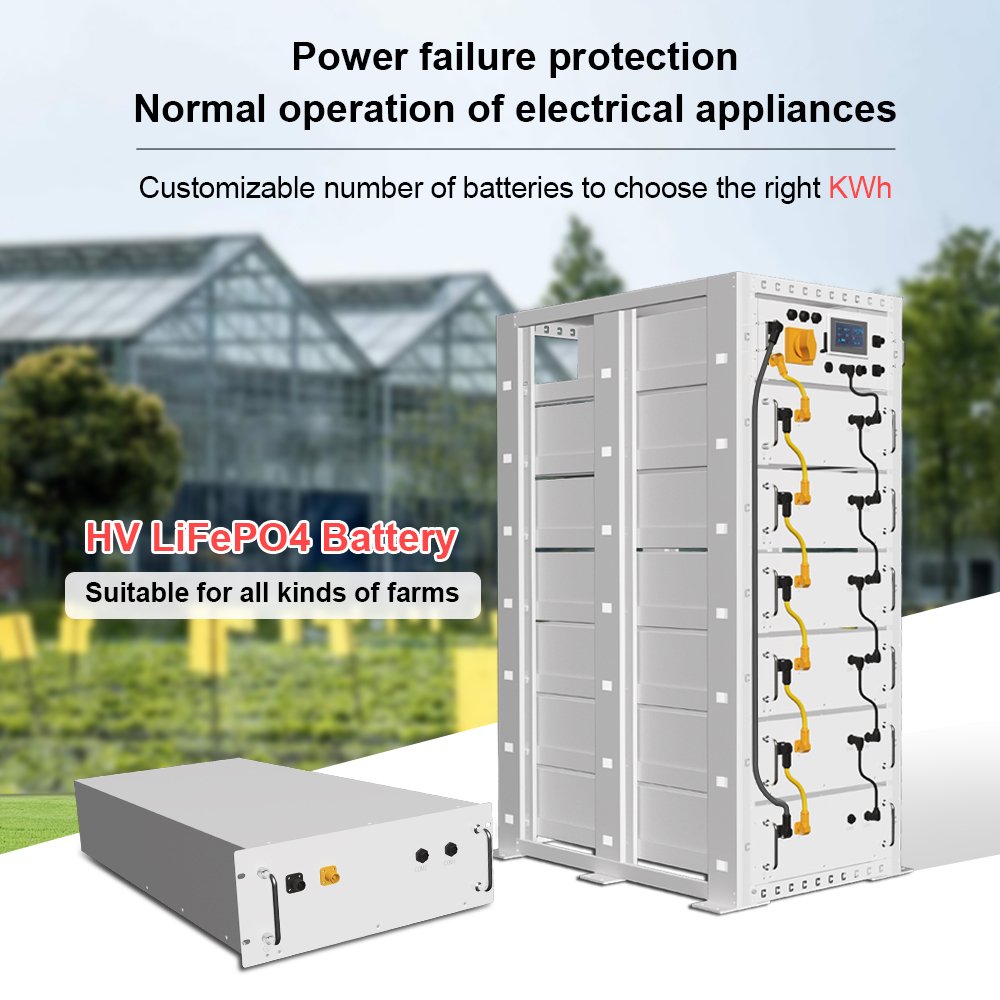 High Voltage Battery Storage Packs Hybrid Hv 100ah 206ah 280ah 30kwh 100kwh 150kwh High Voltage Rack 307-716v Solar Home Battery