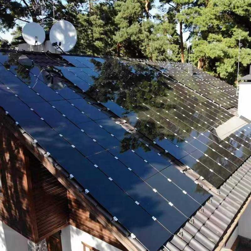 Gaoming Top Quality Bipv Glass Thin Film Solar Panel Custom Curtain Walls Sunrooms Building Facades Cdte Photovoltaic Glass