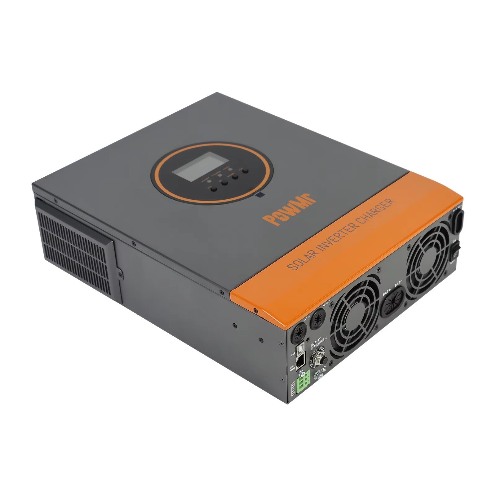 3.2KW 24V PowMr All In One Solar Inverter 110/120Vac Pure Sine Wave MPPT Solar Inverter for Off grid Solar System
