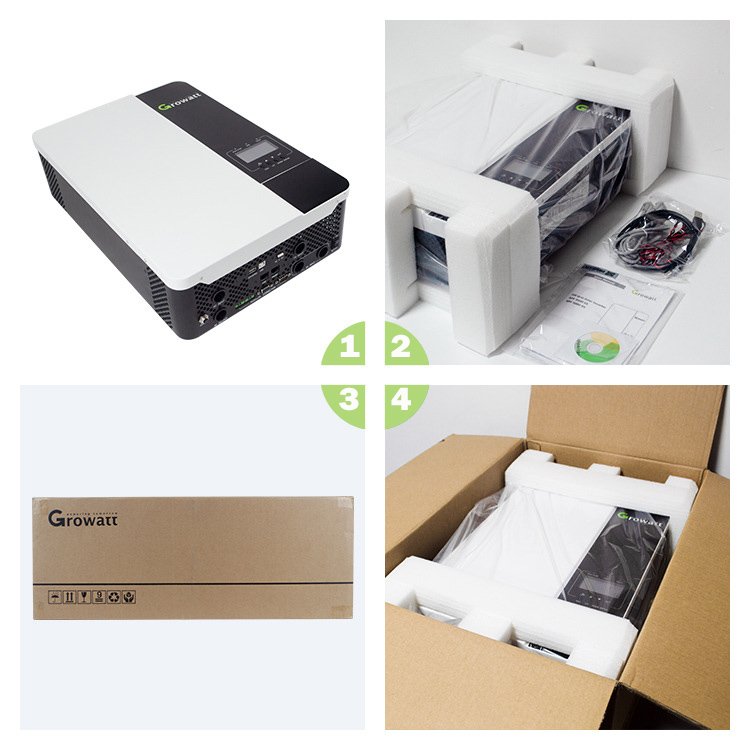 Wholesale Growatt SPF 5000ES High Frequency Off Grid Hybrid Solar Inverter 48v 5Kw 6Kw SPF 6000ES Solar Inverter Price