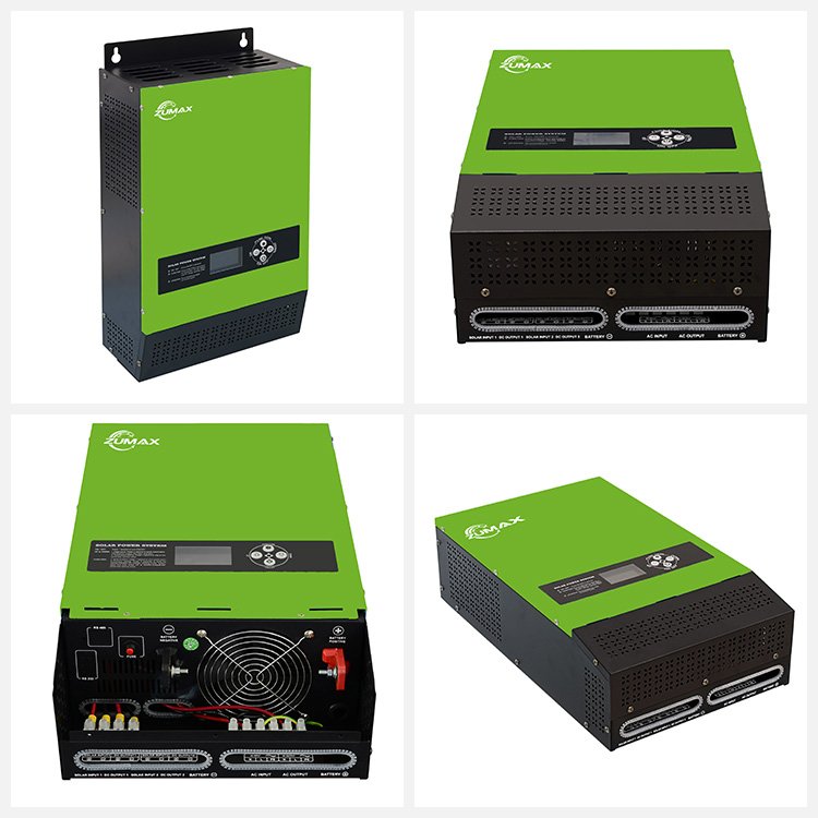Zuamx US Standard 1kw to 6kw 110V Low Frequency Split Phase Inverter 50Hz/60Hz Optional MPPT 30A/60A Solar Inverter