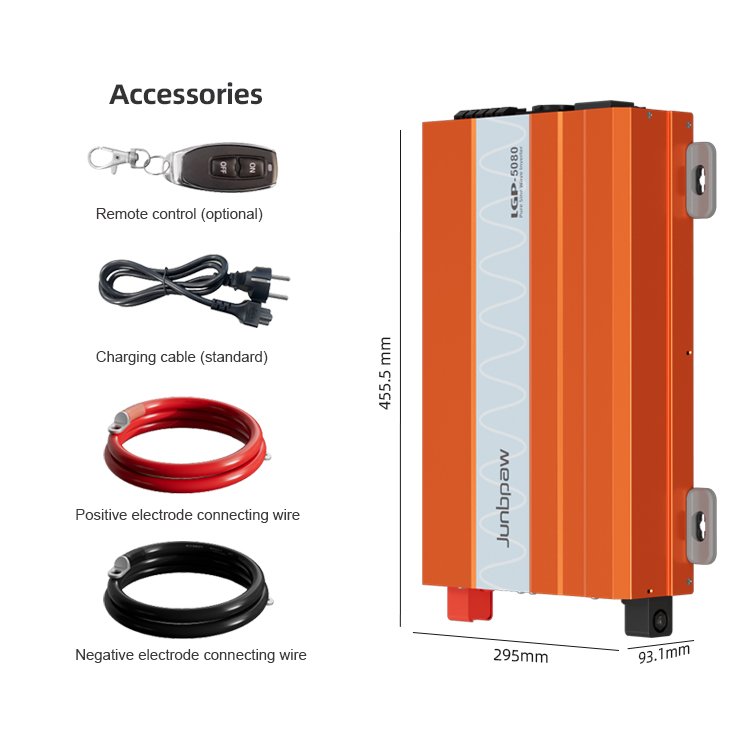 hot solar inverte with ATS function 1kw/2kw/3kw/4kw/5kw car inverter pure sine wave outdoor power generation