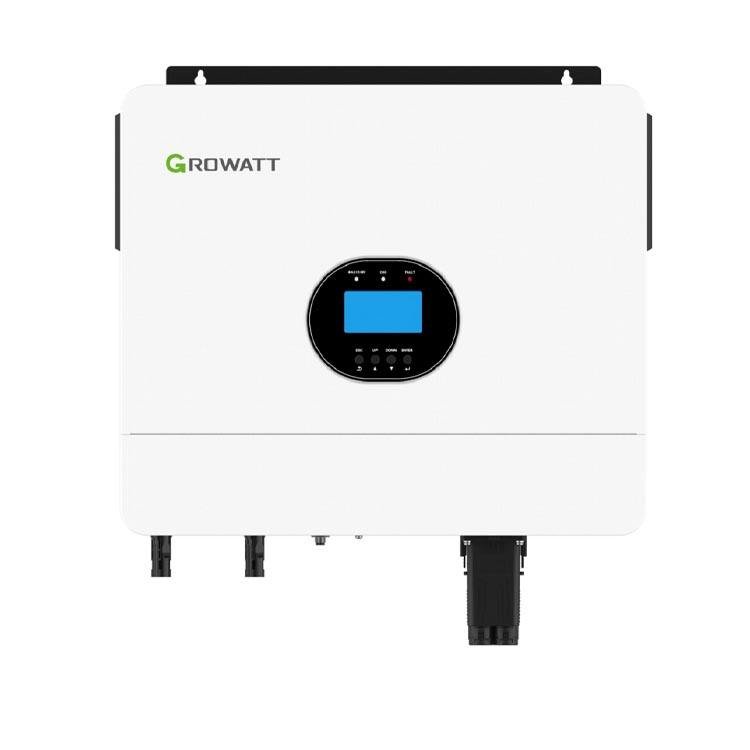 SPF 6000 ES More Growatt SPF 6000 ES Plus 48V 220VAC Single Phase Off Grid Solar Inverter 6kw Hybrid Solar System
