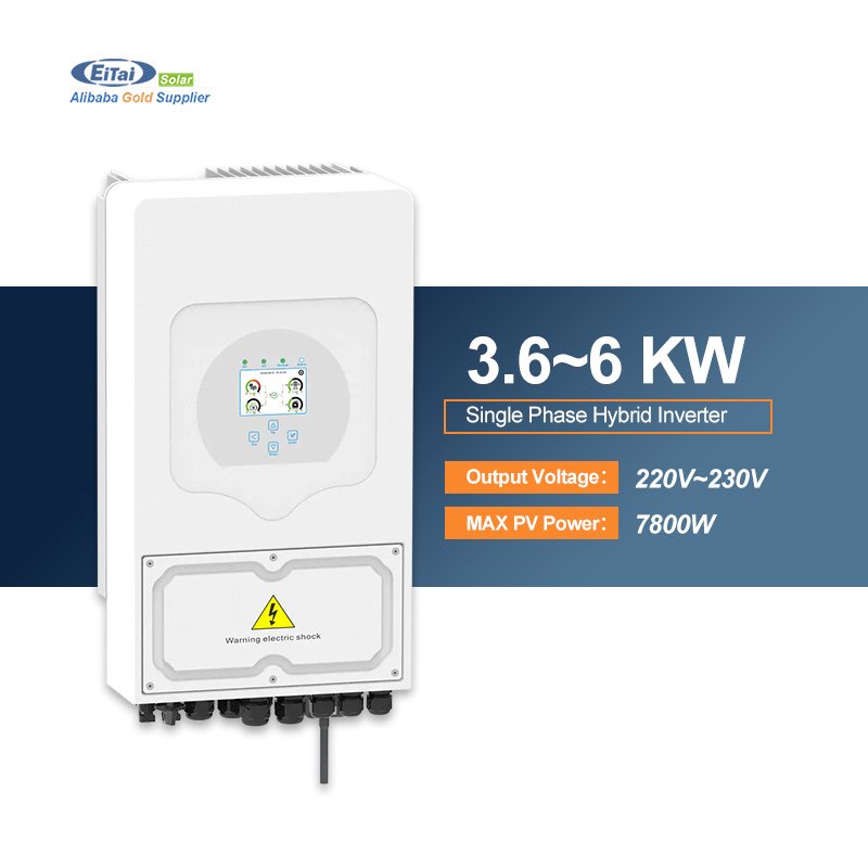 DEYE Wholesale Hot Sale 3kw 3.6 kw 5kw 6kw EU Version Single Phase 2 MPPT Deye Hybrid Solar Inverter For Home Use