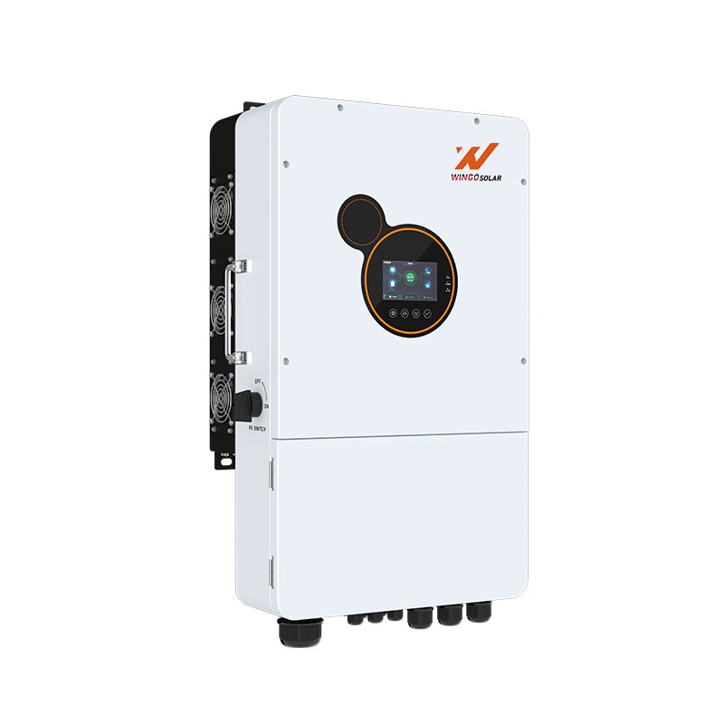 Wingo Solar Inverter 8kw 10kw 12kw Hybrid 48V Solar Power Inverter For Solar Storage System