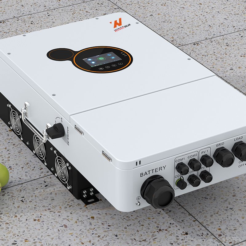 Wingo Solar Inverter 8kw 10kw 12kw Hybrid 48V Solar Power Inverter For Solar Storage System