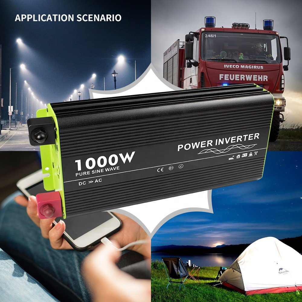 Hybrid Solar Inverter 1kw UPS INVERTER Pure Single 1000w 1 - 200KW 15 Months DC/AC Inverters 50/60HZ Kosunpower Blue/black 3.8KG