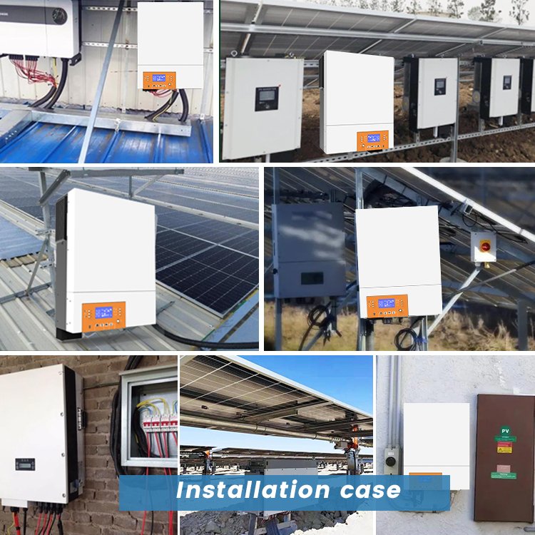 Solare Ibrido 6kw 48v Hybrid 10kw 3 Phase System Three Mppt 30kw Solar Inverter