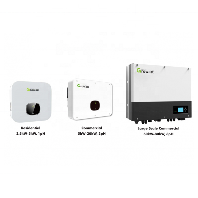Growatt Home Solar Inverters 24v 48v Hybrid solar inverter 10kw MPPT Charge Pure Sine Wave 2Kw 3kw 5kw 8kw Hybrid Solar Inverter