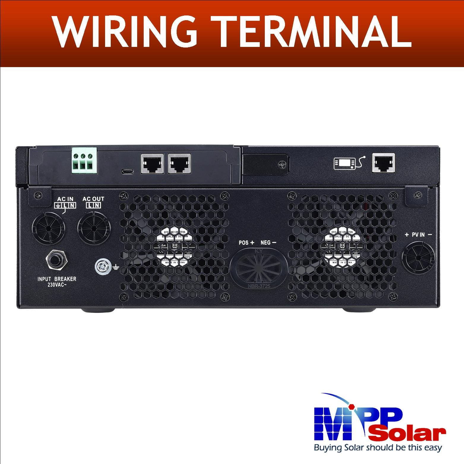 Mpp solar inverter 5000w 48v 230v mppt solar inverter High PV input 500v 80A MPPT solar charger battery charger 60A