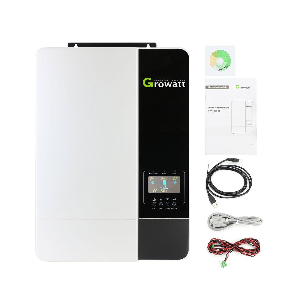 Supply China Wholesale 3 kva solar inverter Growatt SPF3000-LVM-ES 120VAC Off- Grid Solar Inverter 3KW For Backup Power
