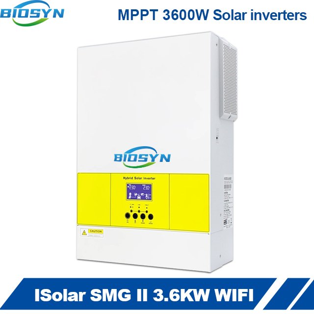 3.6KVA MPPT 4KW Photovoltaic Array Pure Sine Wave 24V 3KW Off grid Solar Inverter Hybrid Inverter