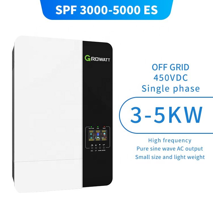 Solar Energy Products Growatt SPF 5000ES Off-grid 5KW Solar Inverter Single Phase Pure Sine Wave 5kw System Off-grid Solar