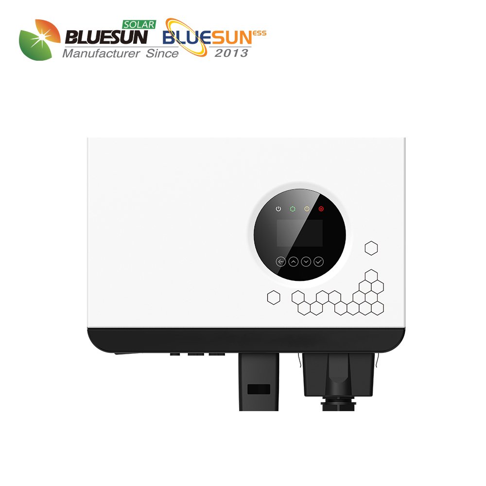 Bluesun Hot sale 1kw 3kw 5kw solar inverter 10kw on grid off grid hybrid mppt solar inverter wifi single phase dc ac inverter