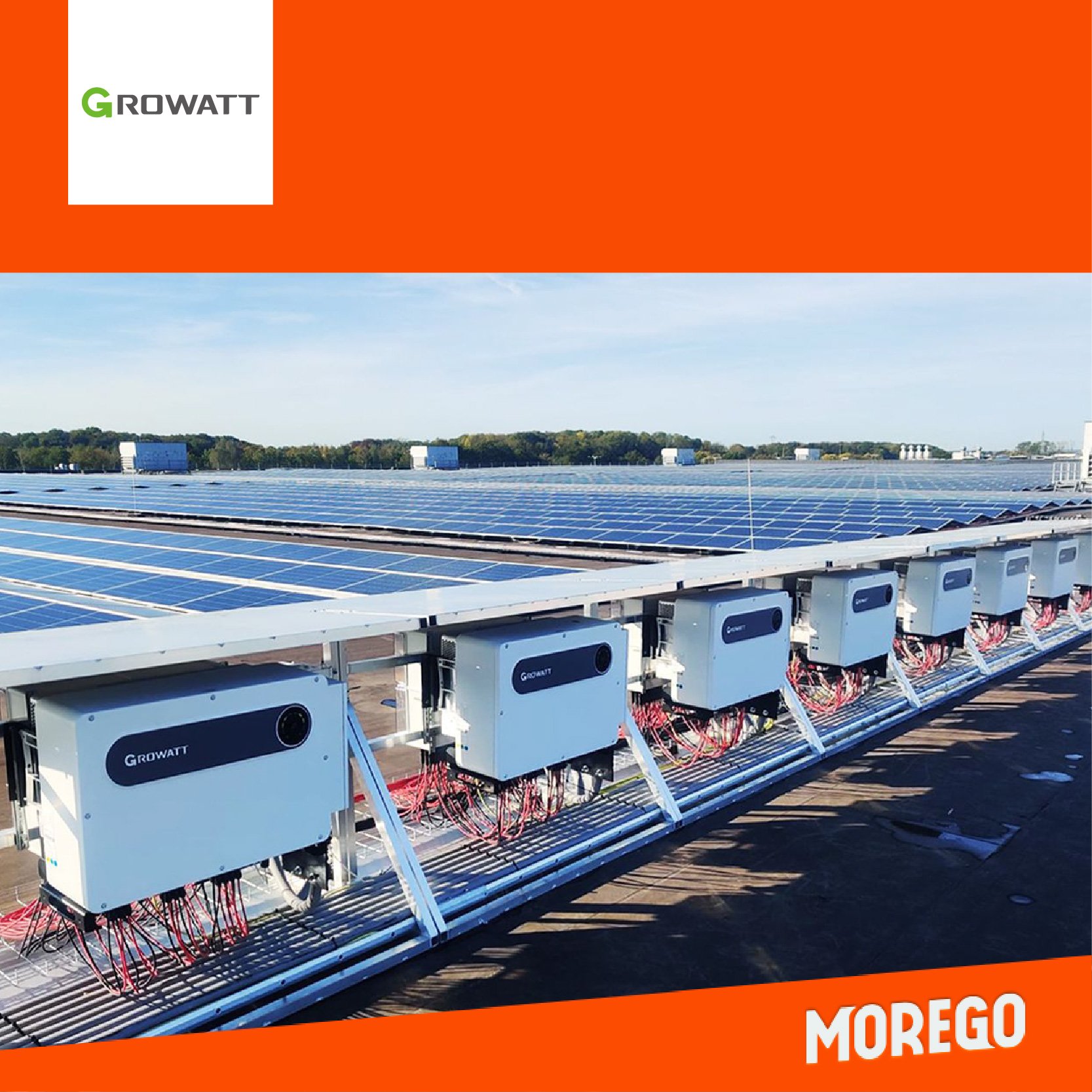Growatt solar power system 100kw 110kw 120kw 125kw 150KW On-Grid solar inverter