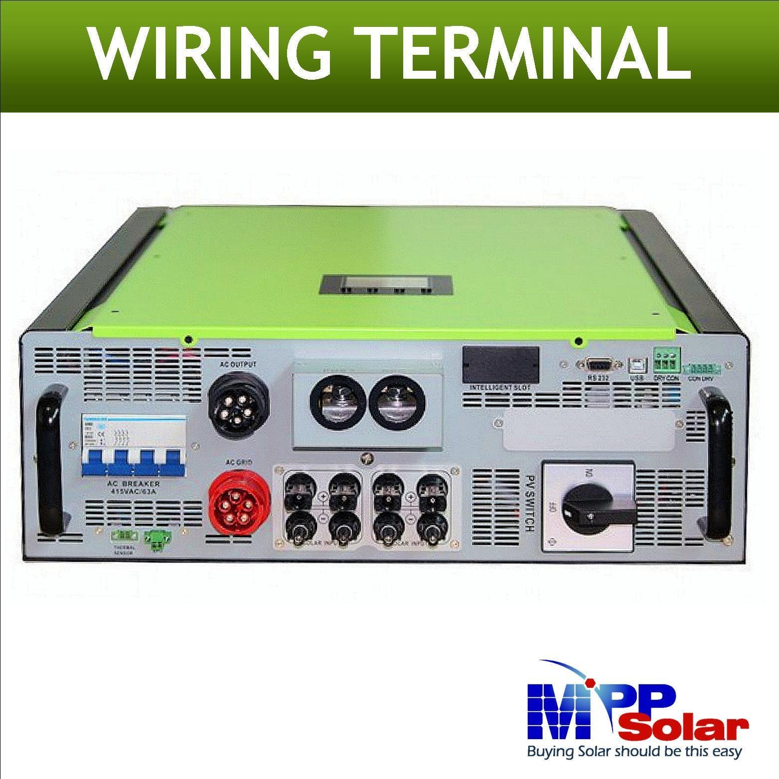 MPI 10kw 3 phase 400v 48v Hybrid MPP Solar inverter Grid tied VDE4105 MPPT solar charger High PV input 900V 14.85kw