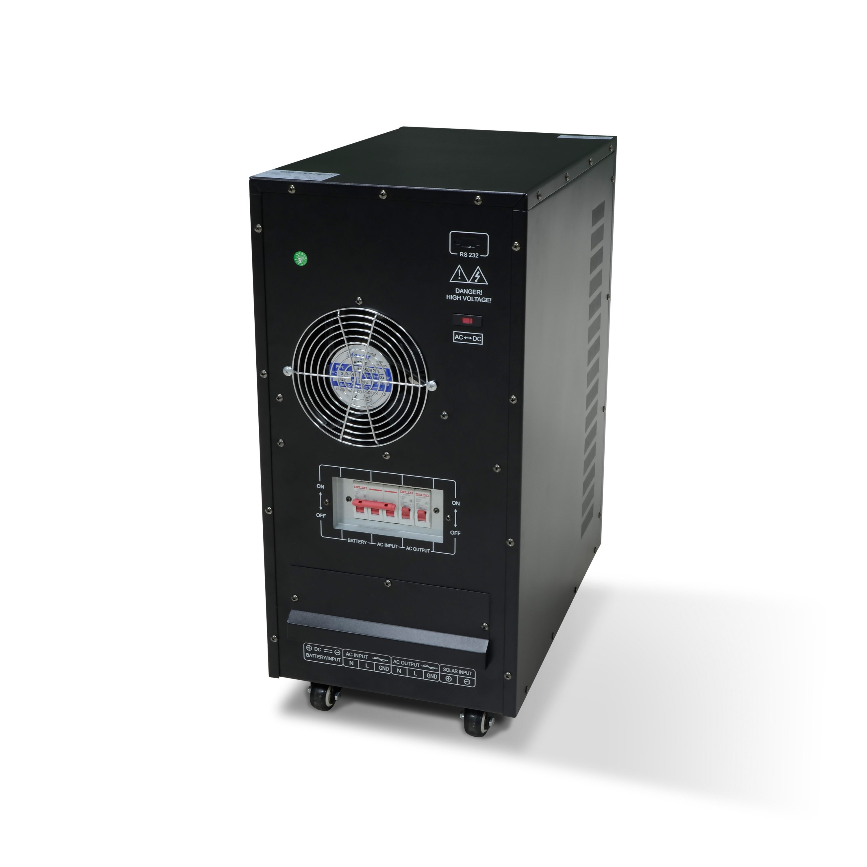 Power solar inverter 7000W grid connected sine wave mppt solar pcu