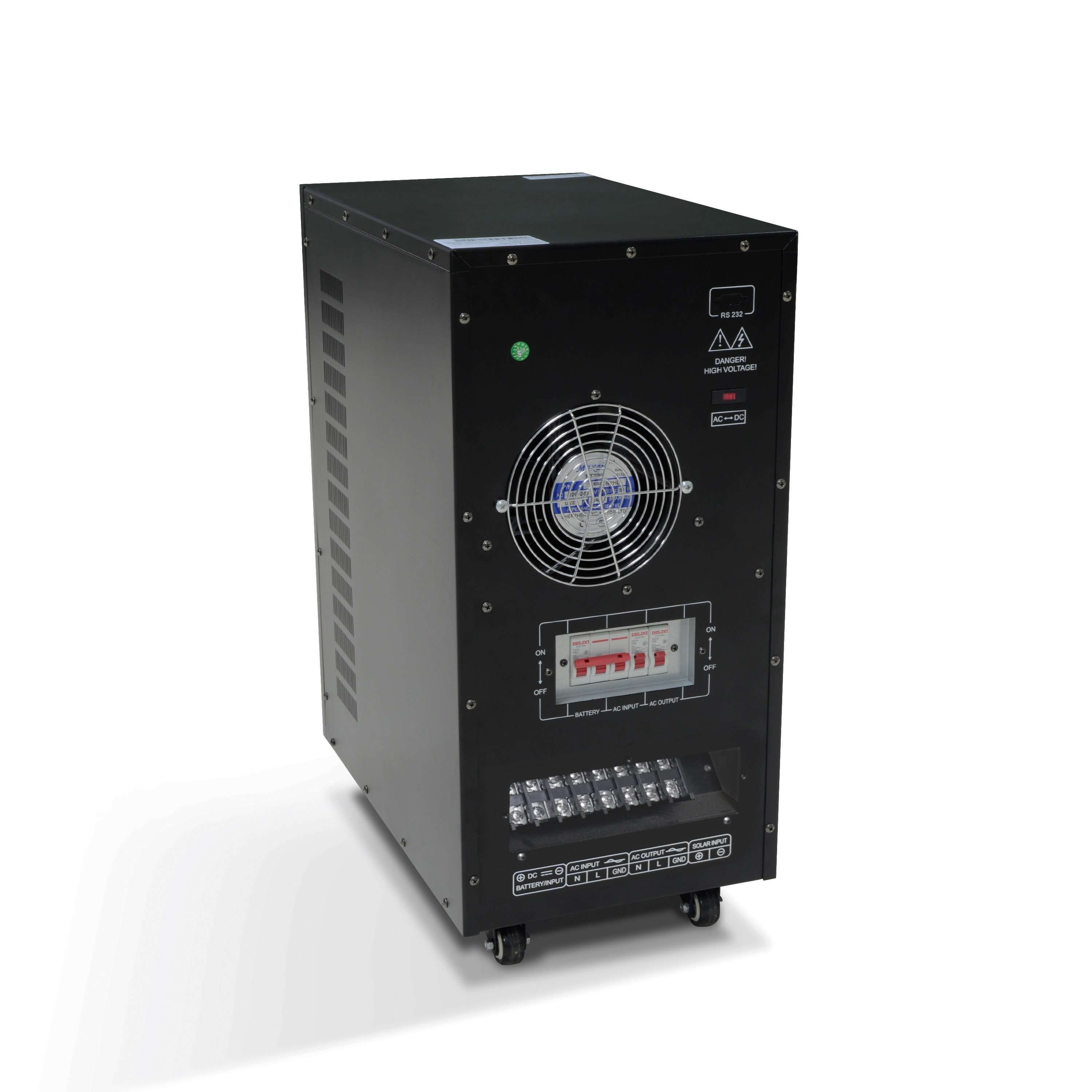 Power solar inverter 7000W grid connected sine wave mppt solar pcu