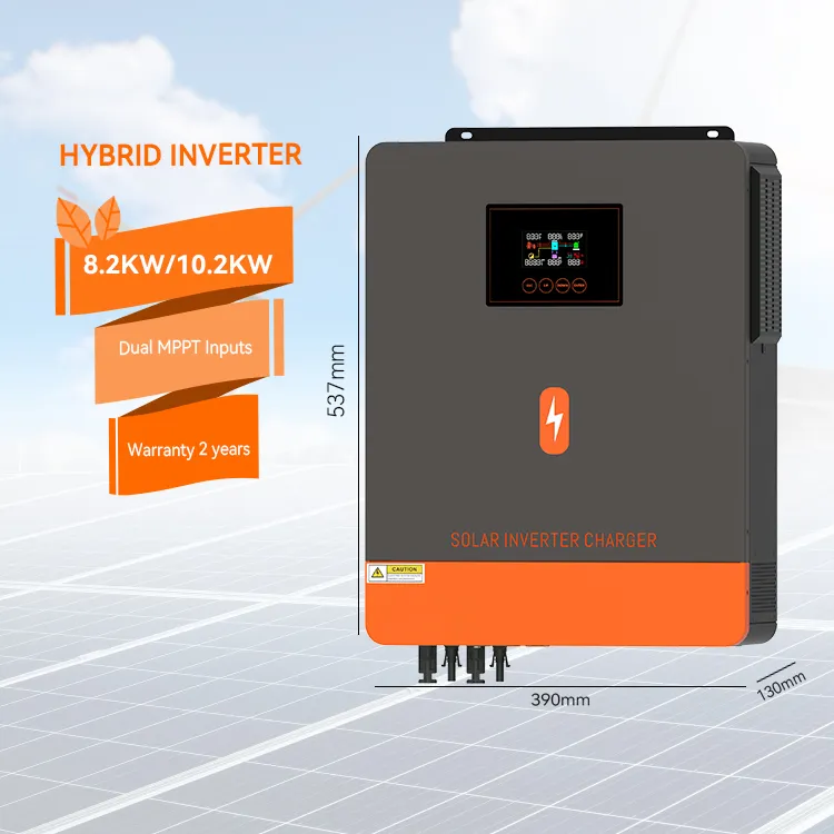 MPPT Parallel 12 Units Solar Inverter 5.5KW 100A Three Phase Lithium battery Communication Function Hybrid Solar Inverter