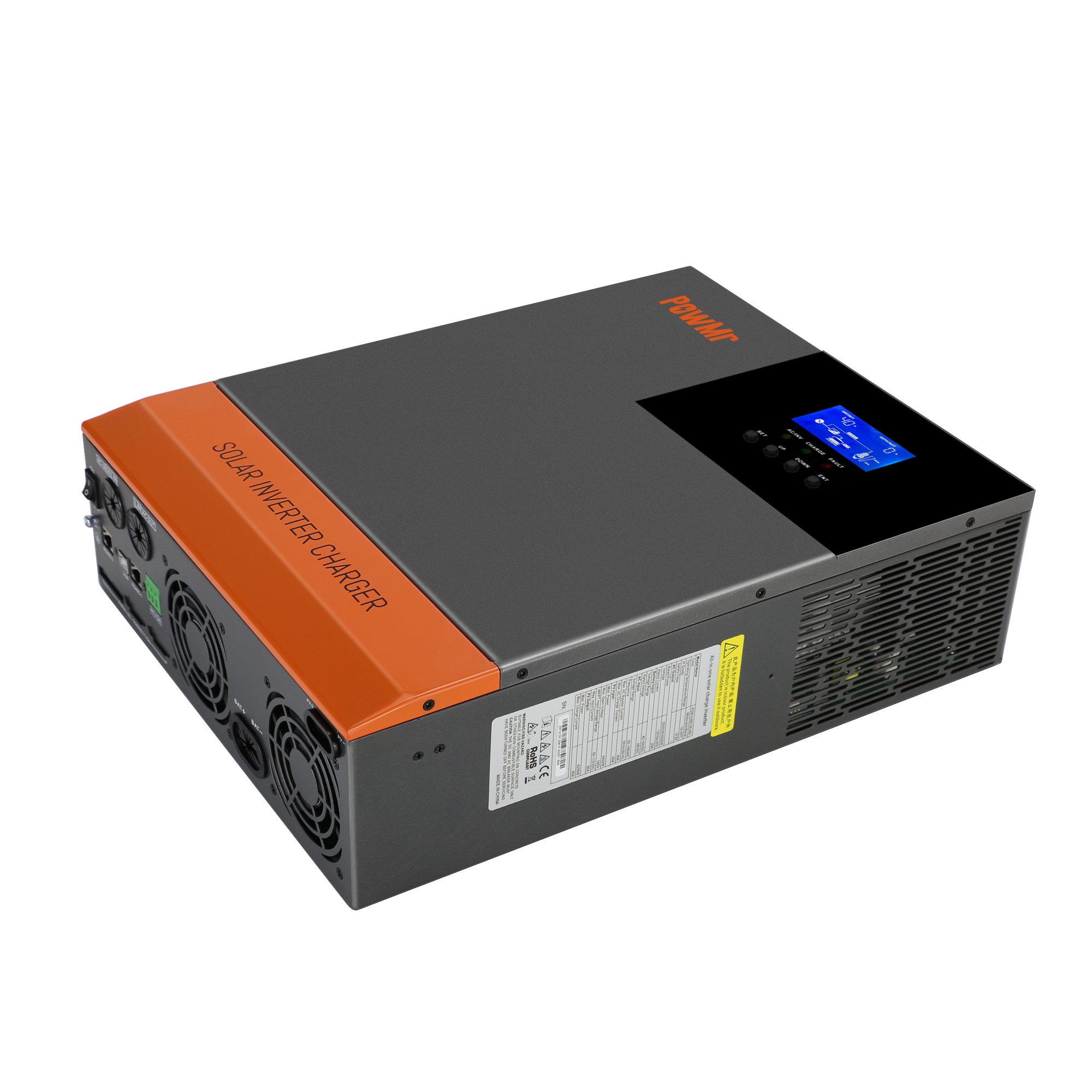 MPPT Parallel 12 Units Solar Inverter 5.5KW 100A Three Phase Lithium battery Communication Function Hybrid Solar Inverter