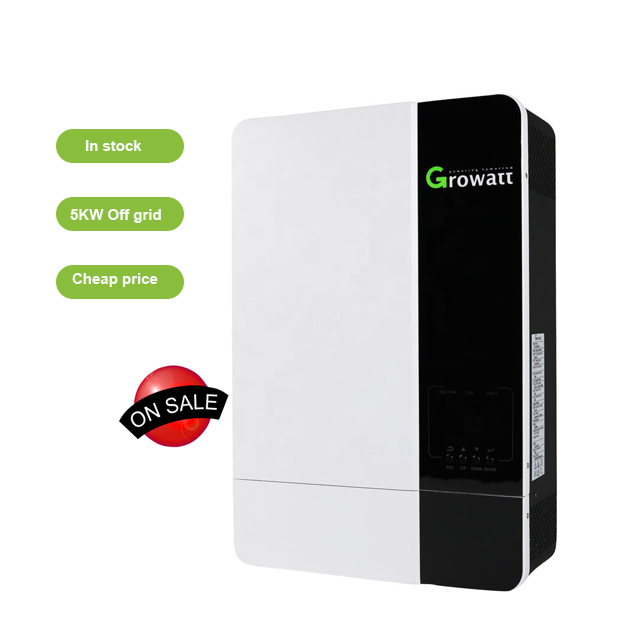 Growatt 5KW Off-Grid Solar Inverter SPF 5000ES Pure Sine Wave Single Output 48VDC 230VAC with Wifi Module