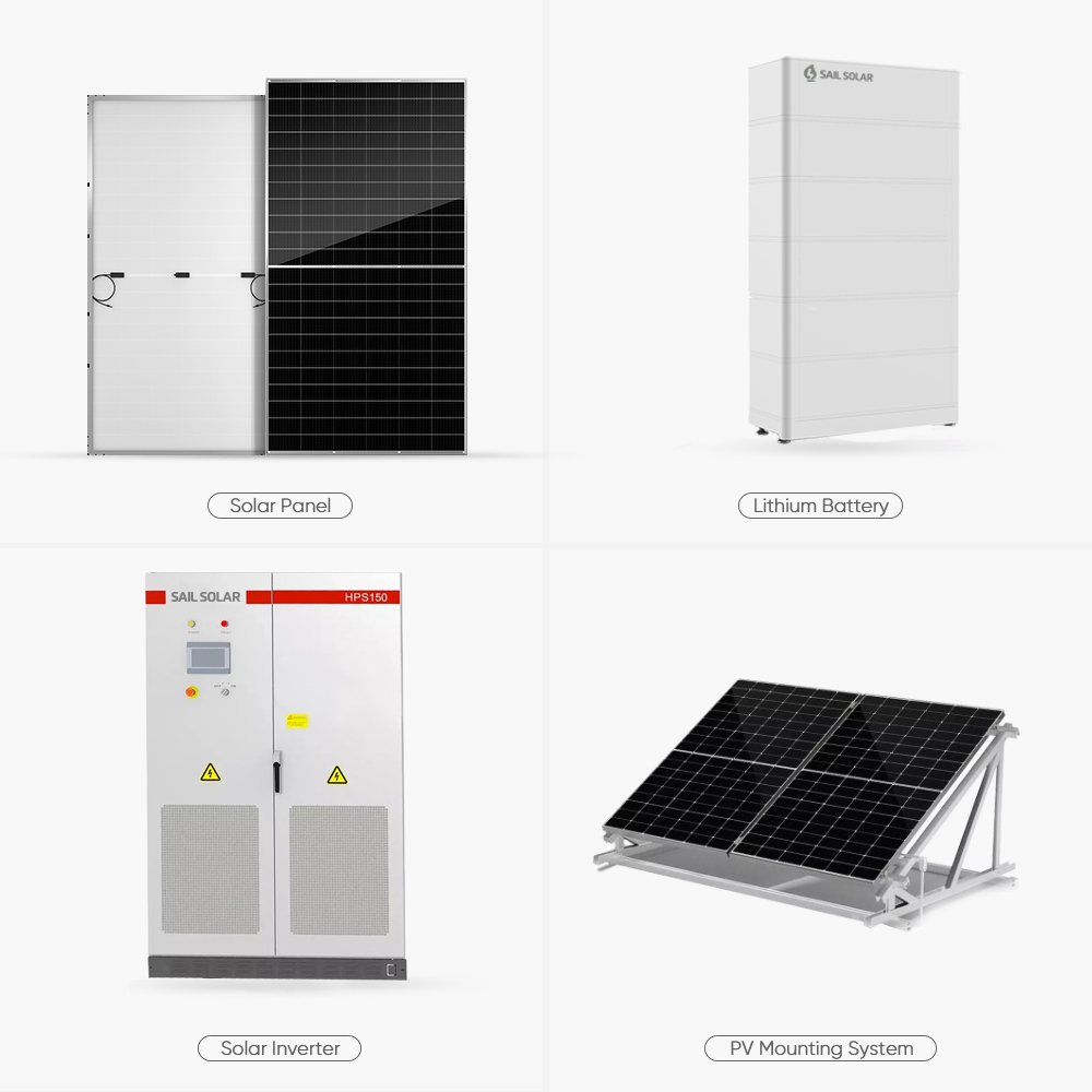All In One Inverter Hybrid Good Price 405w Solar Energy System for Home Off Grid Full Set