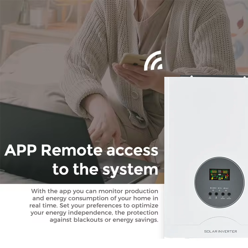 48V 6KW Hybrid Solar Inverter High Frequency Inverter Solare Wechselrichter With 120A MPPT Solar Charge Controller