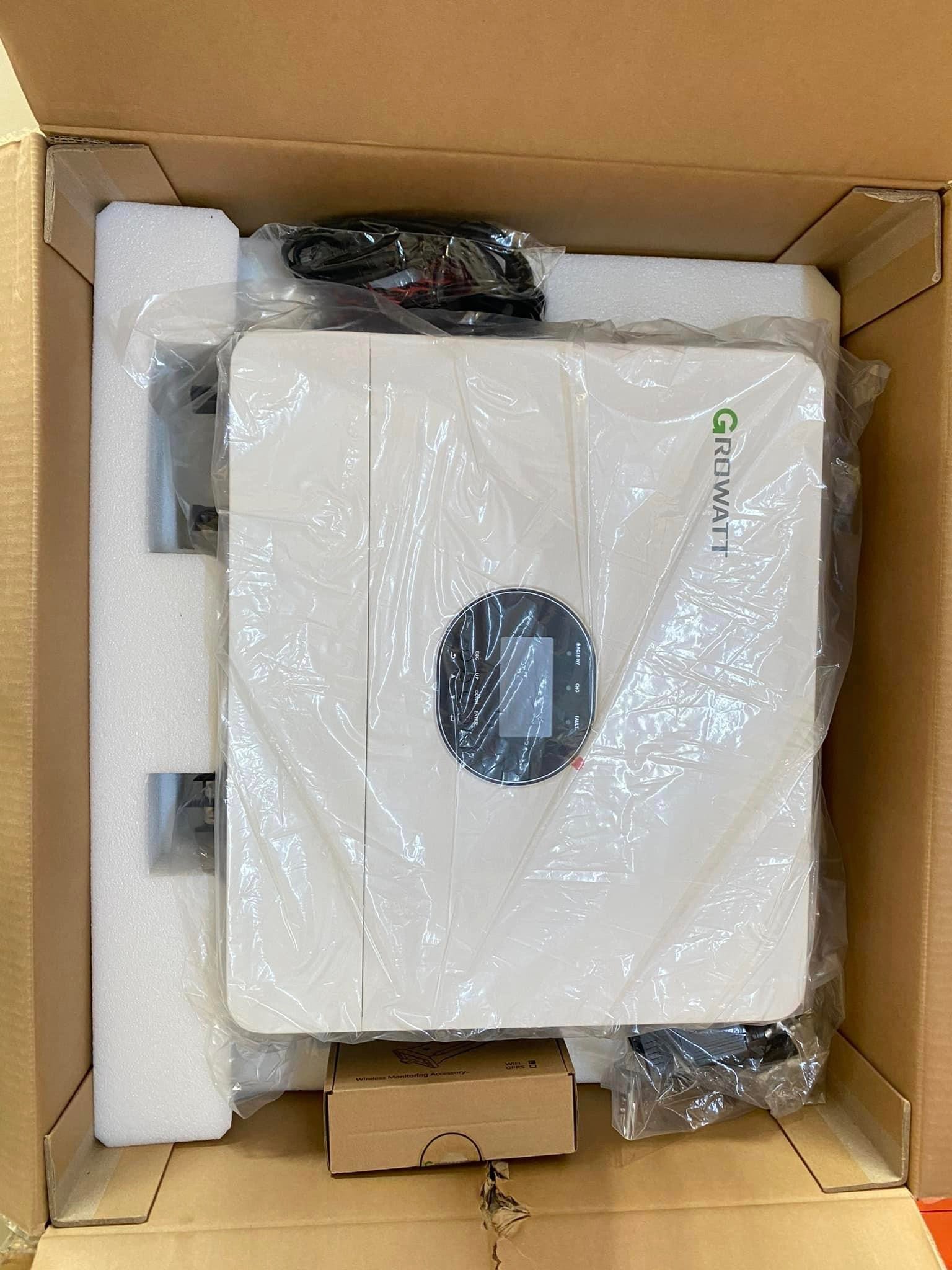 Growatt Ready Ship 48V 6000W Single Phase Inverter 220 Volt Offgrid Hybrid Solar Inverter For Household Use