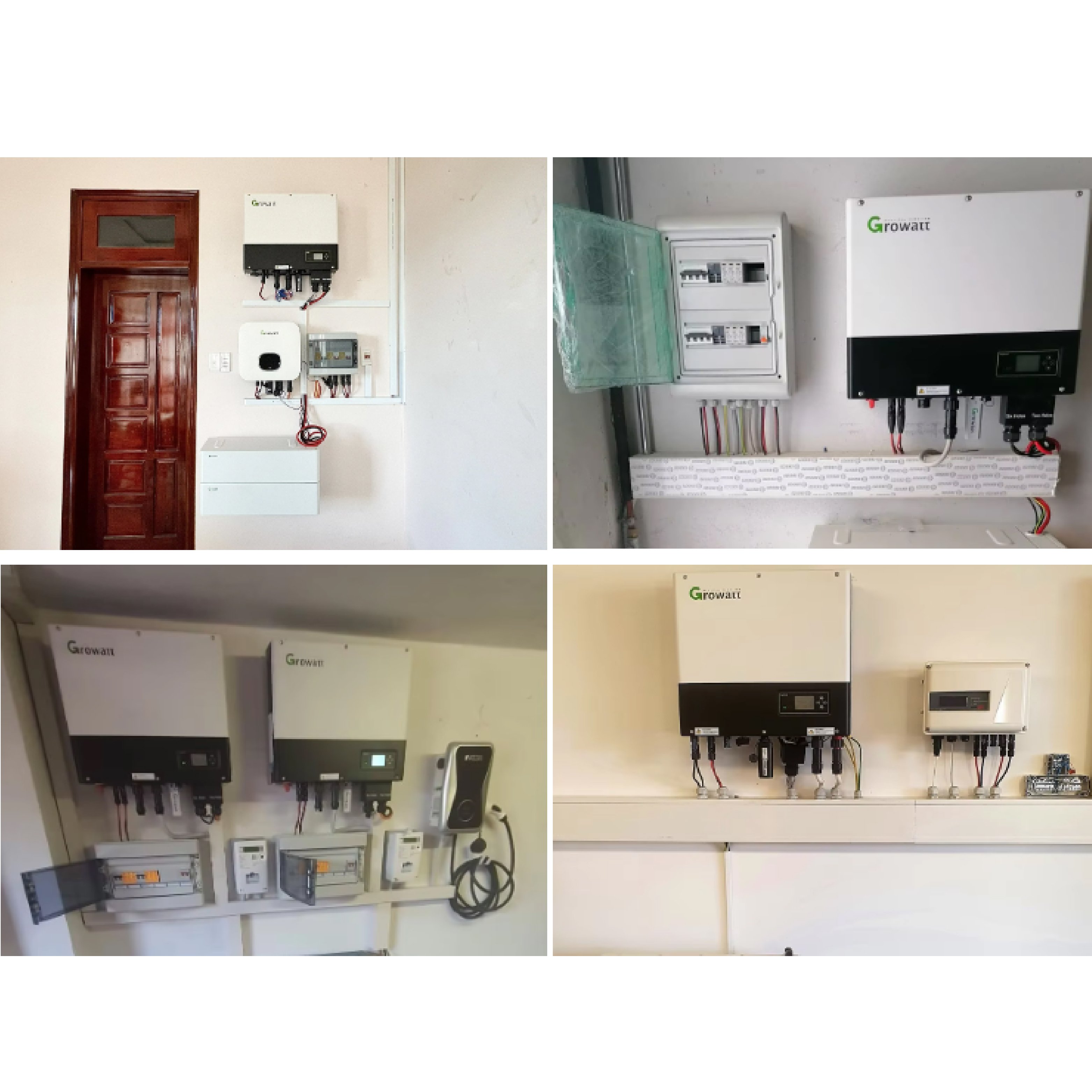growatt 10kw dual output dc ac hybrid solar inverter electric inverters for house