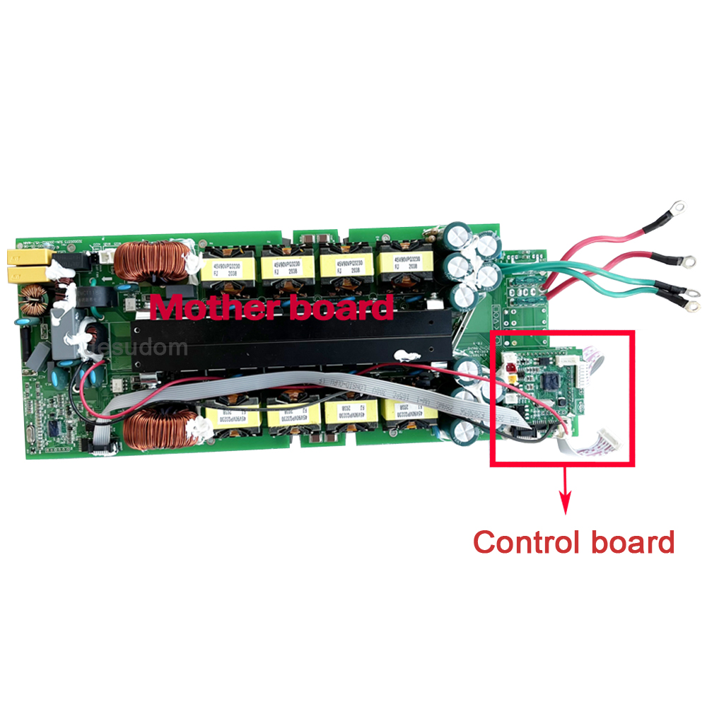New Motherboard or Control Board for SUN-1000GTIL2-LCD SUN-2000GTIL2-LCD MPPT 1000W 2000W Solar Grid Tie Inverter Replacement