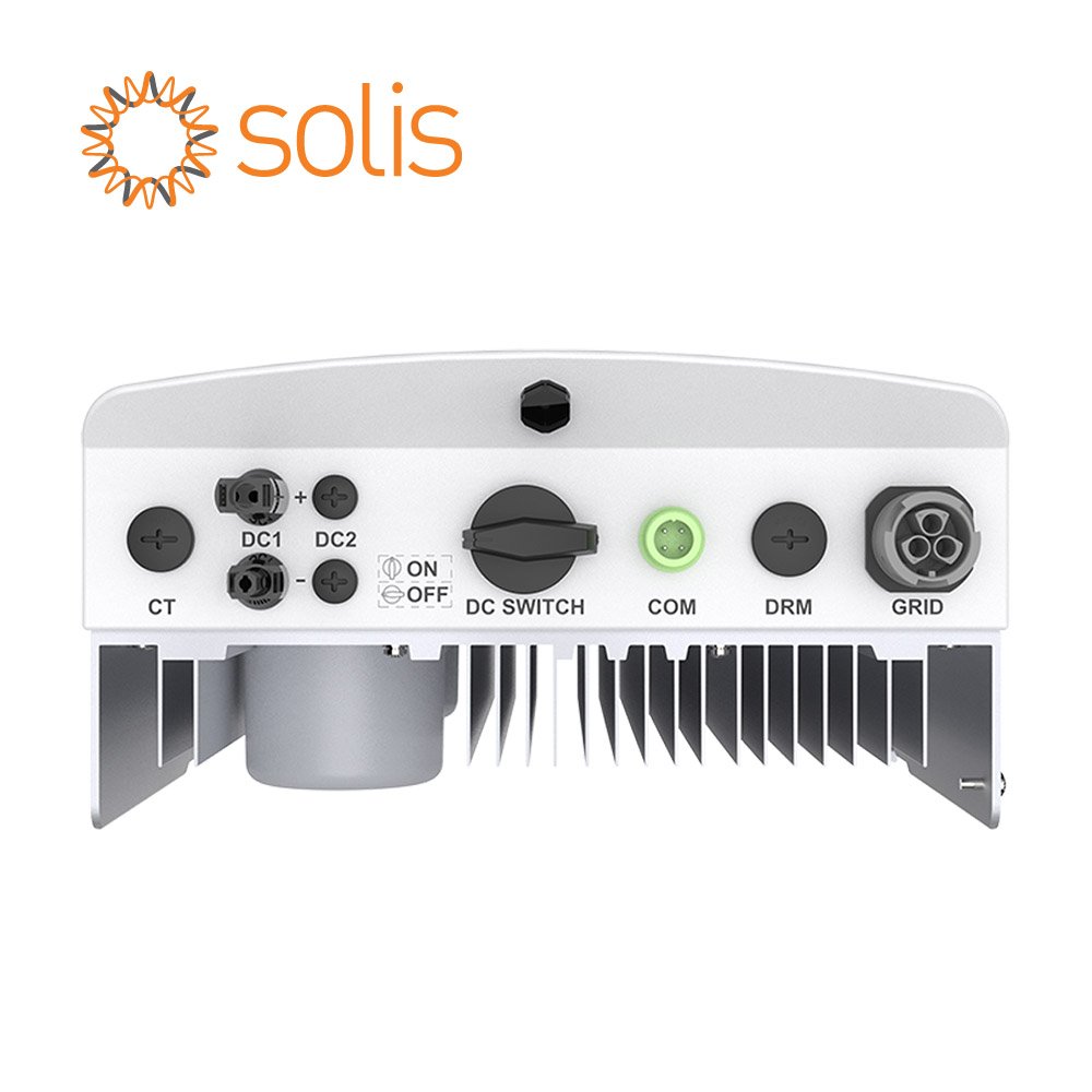 EU Stock S6-GR1P(0.7-3.6)K-M On-Grid Solar Inverter Single-Phase PV Inverter Home Energy System Hybrid Type 400V Output Volta
