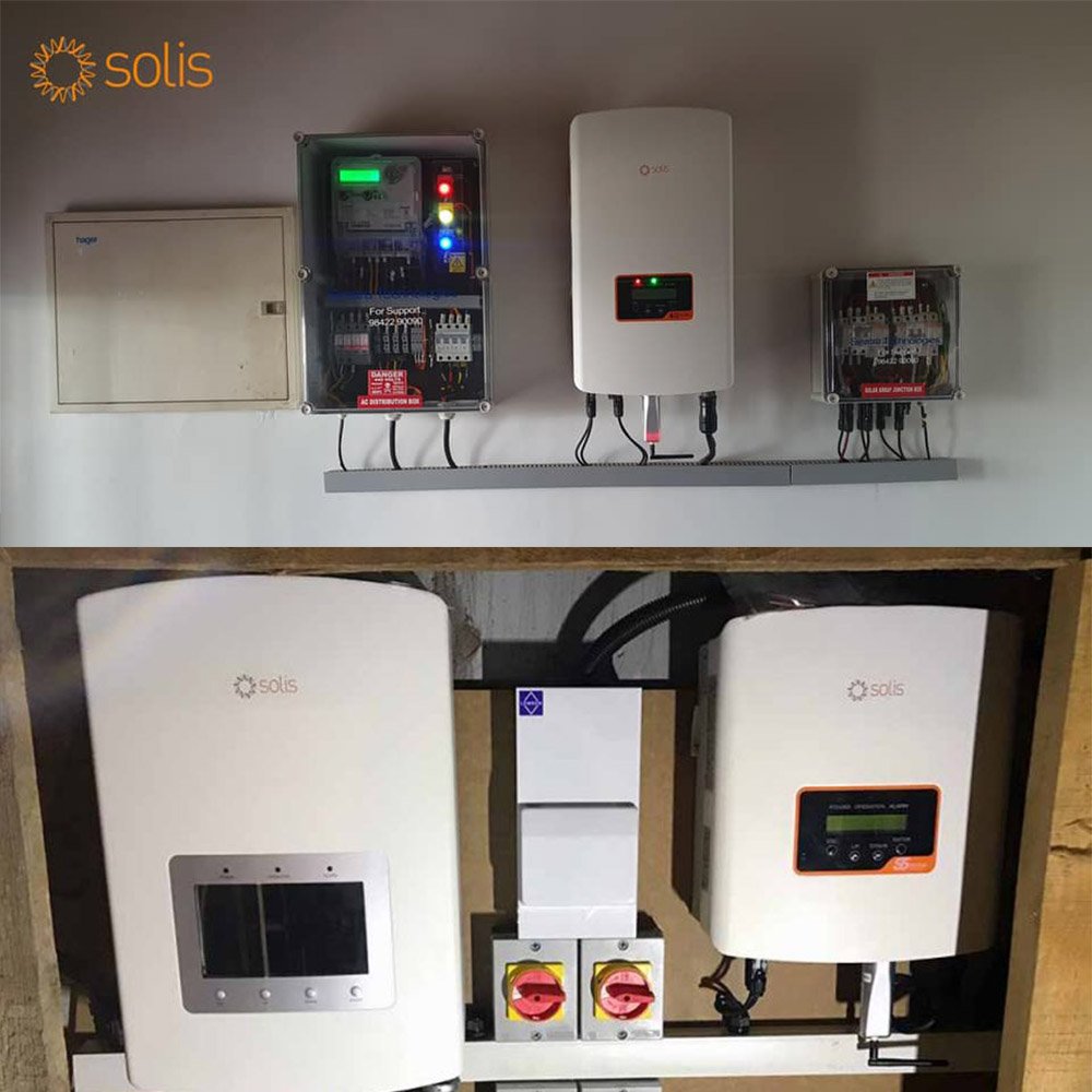 EU Stock S6-GR1P(0.7-3.6)K-M On-Grid Solar Inverter Single-Phase PV Inverter Home Energy System Hybrid Type 400V Output Volta