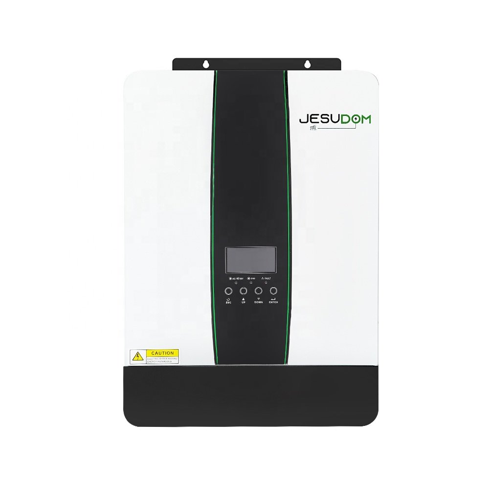 Jesudom Solar Inverter 24VDC 3200VA 55-450v MPPT Solar Charging Controller to 230VAC Pure Sine Wave Output