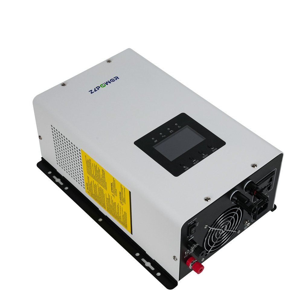 pure sine wave low frequency hybrid solar inverter 1000W 2000W 12V 24V home use solar inverter
