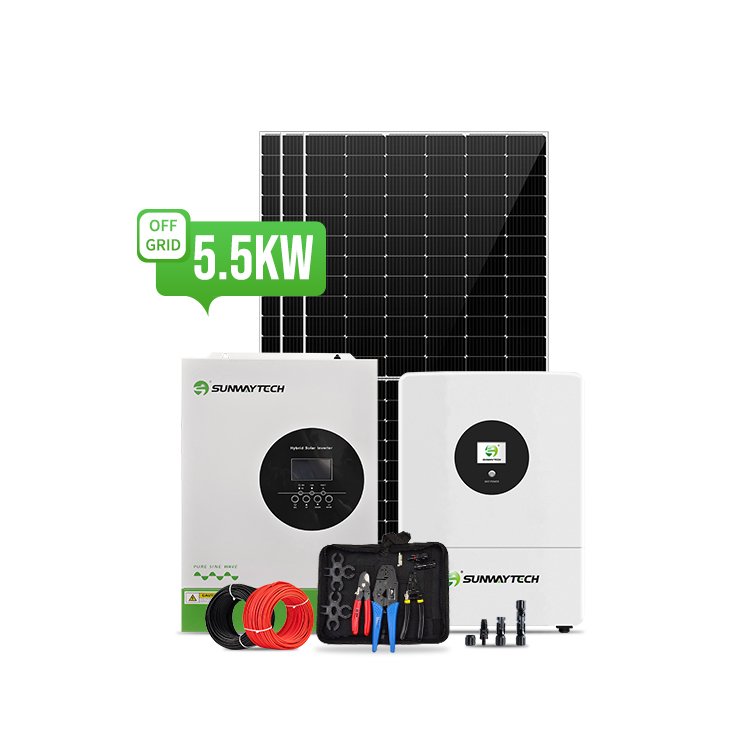 5kw Energy Storage System Solar Module Lifepo4 100ah 200ah Hybrid Sollar Power Panels System For Home