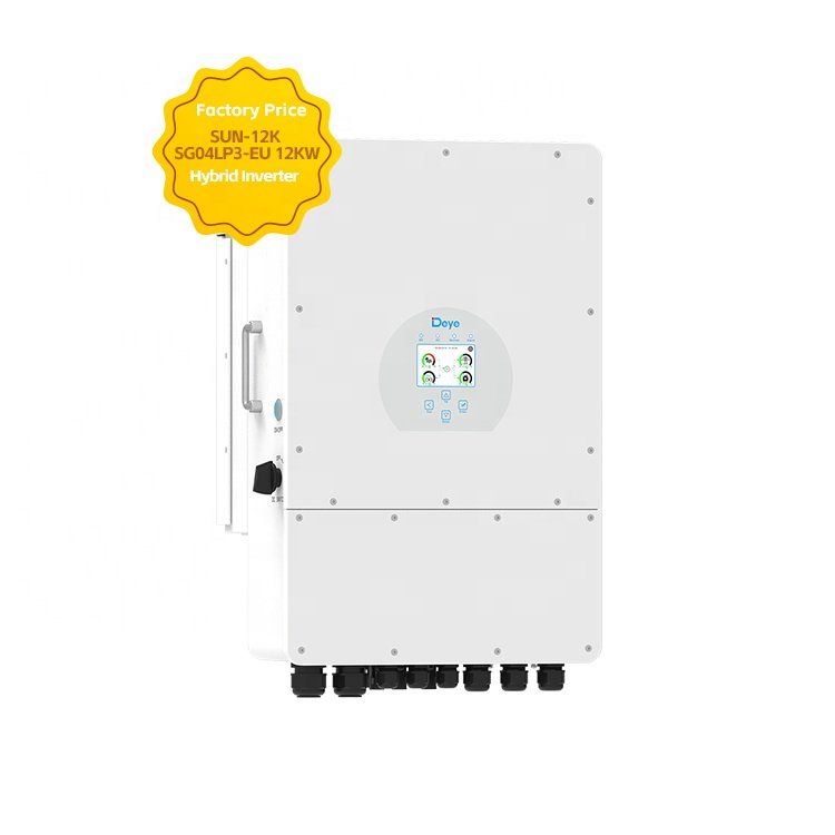 Ready Stock Deye SUN-12K -SG04LP3-EU 12kw Deye 12kw Solar Inverter Hybrid For Solar Energy System