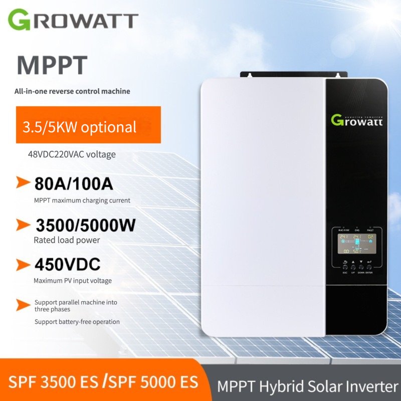 Wholesale GROWATT SPF 3500 ES SPF 5000 ES 5KW off grid hybrid solar inverter